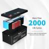 Baterie LiFePO4 RENOGY 12V 200Ah, Bluetooth integrat