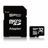 Card de memorie MicroSDHC SILICON POWER SP032GBSTH010V10SP, 32GB, CL10 + adaptor SD