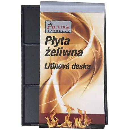 Plita din fonta 40 x 27,5 cm pentru gratarele Alabama Activa 20789