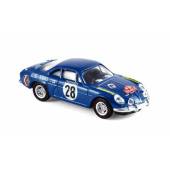 Macheta auto RENAULT Alpine A110 (1971) Monte Carlo 1:64 albastru