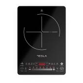 Plita portabila cu inductie Tesla IC200B, 1500W, 25x25cm, 6 niveluri putere, negru