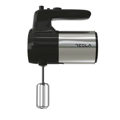 Mixer de mana Tesla MX301BX, 300W5 viteze + Turbo, Negru/Inox