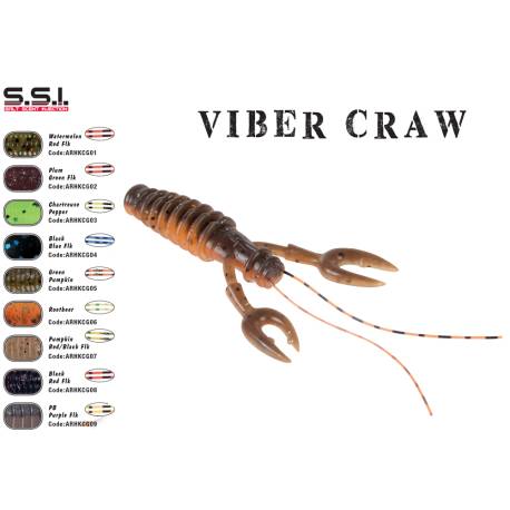 Rac HERAKLES Viber Craw 8.9cm Rootbeer, 7buc/plic