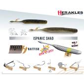Naluca HERAKLES Shad Ispanic 11.4cm, culoare Baitfish, 9buc/plic