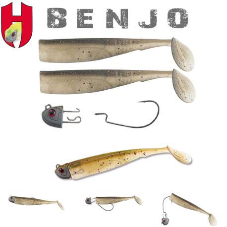 Combo shad HERAKLES Benjo 7.5cm, culoare Magic Combo shad