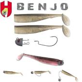 Combo shad HERAKLES Benjo 7.5cm, culoare Smoke Pink Combo Shad