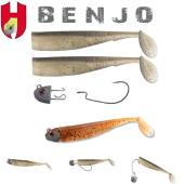 Combo shad HERAKLES Benjo 7.5cm, culoare Motor Pepper
