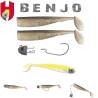 Combo shad HERAKLES Benjo 7.5cm, culoare Chartreuse Impact