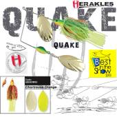 Spinnerbait HERAKLES Quake 1 1/2oz 42g, culoare Chartreuse/Orange