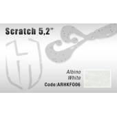 Grub HERAKLES Scratch 13cm, culoare Albino White, 7buc/plic