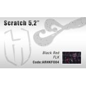 Grub HERAKLES Scratch 13cm, culoare Black/Red Flake, 7buc/plic