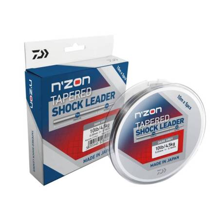 Fir inaintas DAIWA N'Zon Tappered Shock Leader 0.22-0.30mm, 5x10m