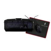 KIT GAMING SUREFIRE TAST+MOUSE+PAD KINGPIN BLACK
