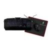 KIT GAMING SUREFIRE TAST+MOUSE+PAD KINGPIN BLACK