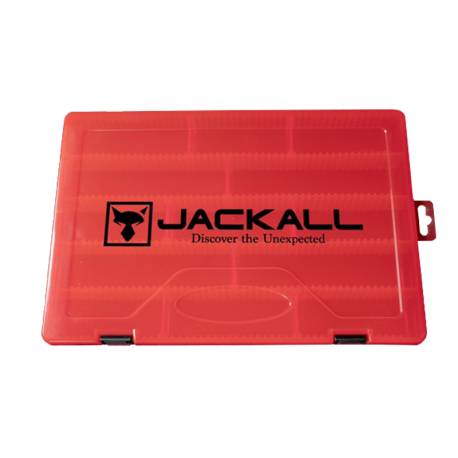 Cutie naluci JACKALL 3000D Tackle Box L Clear Red