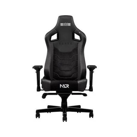 Scaun gaming Next Level Racing Elite, piele neagra, perna lombara, NM/ NLR-G005, negru