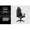 Scaun gaming Next Level Racing Elite, piele neagra, perna lombara, NM/ NLR-G005, negru