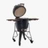 Gratar ceramic Kamado pe carbuni The Bastard Classic Medium, stand inclus, 114cm inaltime, diametru grila 42cm, BC103