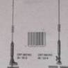 Antena CB CRT Micro 30/33N 2BR, 26-28MHz, lungime 380mm
