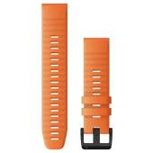 Curea ceas GARMIN QuickFit 22mm Ember Orange pentru fenix 6, silicon