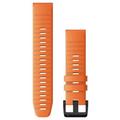 Curea ceas GARMIN QuickFit 22mm Ember Orange pentru fenix 6, silicon