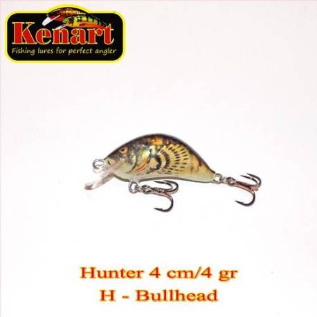 Vobler KENART Hunter, 4cm, 5g, sinking, culoare H