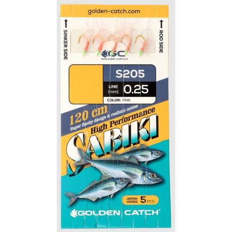 Taparina GOLDEN CATCH tip S205 Nr.6 Pink (5 carlige)