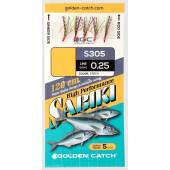Taparina GOLDEN CATCH tip S305 Nr.6 Green (5 carlige)