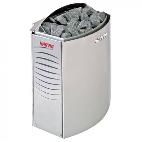 Soba sauna Harvia Vega BC80E, inox, 8kW, fara panou de comanda