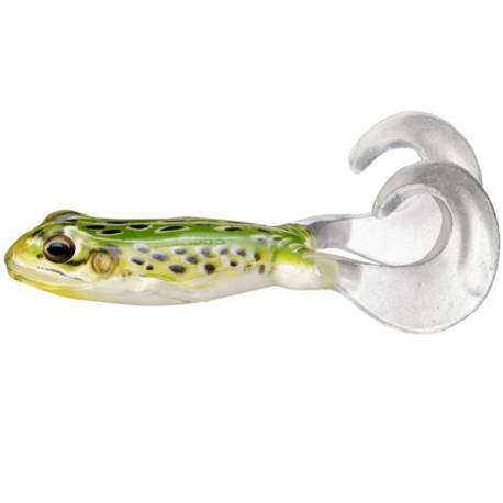 Broasca LIVETARGET Freestyle Frog 7.5cm, 500 Green/Yellow