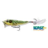 Naluca LIVE TARGET Frog Popper 6.5cm, 7g, culoare Green/Yellow