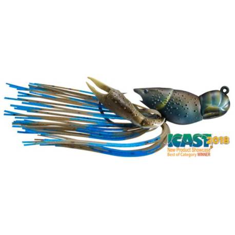 Naluca LIVETARGET Hollow Crawfish Jig 4.5cm, 14g, 147 Mud/Blue