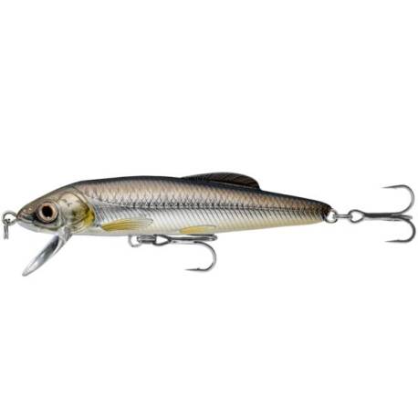 Vobler LIVETARGET Minnow Finesse Jerkbait 6cm, 3g, Silver/Black