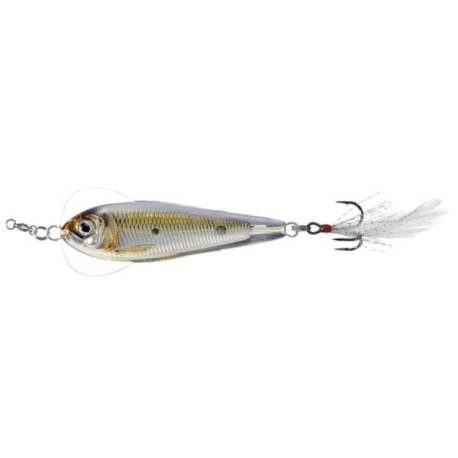 Lingurita oscilanta LIVETARGET Flutter Sardine 5.5cm, 14g, culoare Silver/Bronze