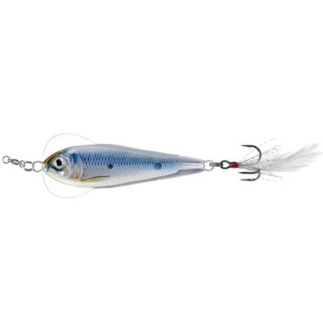 Lingurita oscilanta LIVETARGET Flutter Sardine 5cm, 11g, culoare Silver/Blue