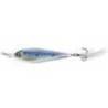 Lingurita oscilanta LIVETARGET Flutter Sardine 5cm, 11g, culoare Silver/Blue