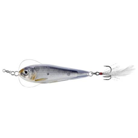 Lingurita oscilanta LIVETARGET Flutter Shad 5.5cm, 14g, Silver/Black