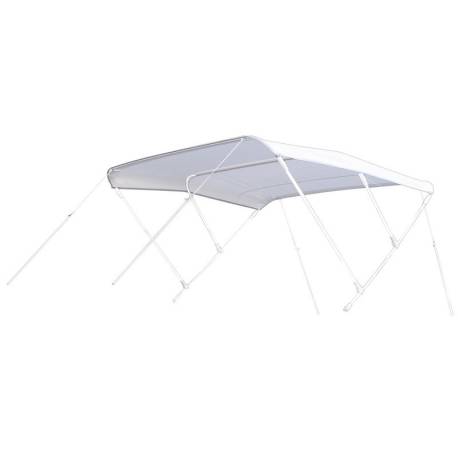 Bimini top barci viteza TESSILMARE Shade Master, alb, latime 124/140cm, inaltime 110cm, lungime 180cm