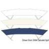 Bimini top TESSILMARE Shade Master Fish 3 arcade, alb, latime 160/180cm, inaltime 140cm, lungime 180cm