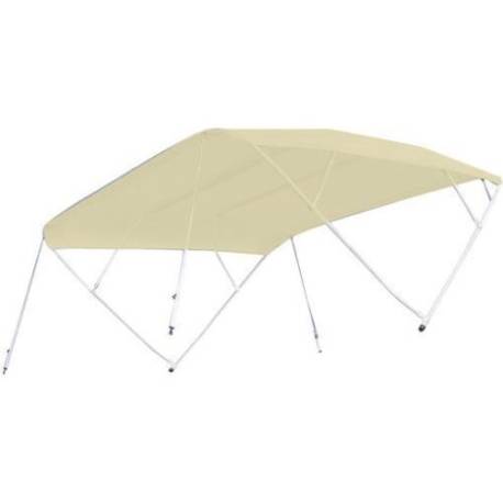 Bimini top TESSILMARE Shade Master Fish 3 arcade, beige, latime 140/160cm, inaltime 140cm, lungime 180cm