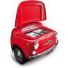 Frigider SMEG FIAT 500 rosu, 109L, 86.5x128x81.5cm