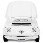 Frigider SMEG FIAT 500 alb, 109L, 86.5x128x81.5cm