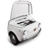 Frigider SMEG FIAT 500 alb, 109L, 86.5x128x81.5cm