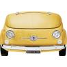 Frigider SMEG FIAT 500 galben, 109L, 86.5x128x81.5cm