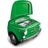 Frigider SMEG FIAT 500 verde, 109L, 86.5x128x81.5cm