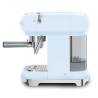 Espressor manual SMEG 50's Style Aesthetic, ECF01PBEU, albastru