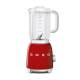 Blender SMEG 50's Style, BLF01RDEU, 800 W, 1.5L, rosu