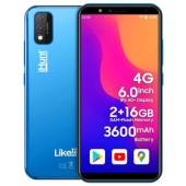 Telefon mobil iHUNT Like 12 PRO Blue, 4G, 3600mAh, 2GB RAM, ecran HD+ IPS 6", Android 11 Go, dual SIM