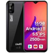 Telefon mobil iHUNT Like 11 Black, 3G, 2500mAh, 16GB, 1GB RAM, ecran IPS 5.5", Android 11 Go, dual SIM