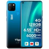 Telefon mobil iHUNT Titan P6000 Pro 2021 Blue, 4G, 6000mAh, HD+ IPS 6.55", 4GB RAM, Android 10, Dual SIM